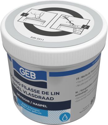Bobine de filasse en lin Geb 80g prête à l'emploi