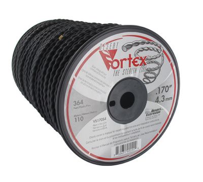 Bobine fil nylon débroussailleuse vortex noir (110 m) diamètre : 4.3 mm