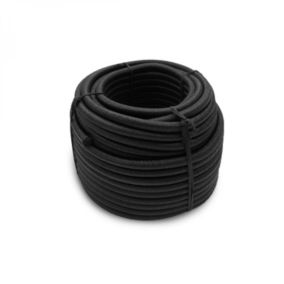 Bobine, rouleau de tendeur élastique - 50 mètres x 6 mm - Noir - Linxor