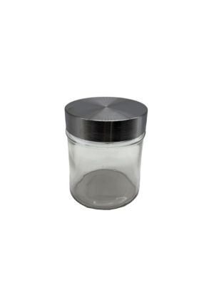 Bocal couvercle en inox 0,35 L Ornami en verre transparent