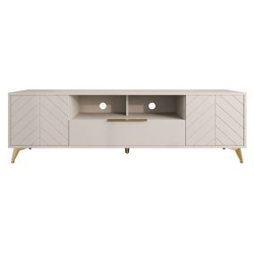 Boccioni - meuble tv - beige - 200 cm - Best Mobilier