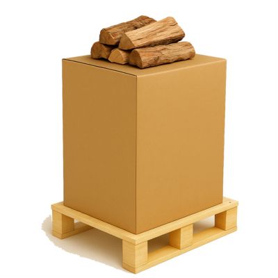 Bois de Chauffage 30cm Extra sec - Palette de 0,5m3 - Poêle, Insert cheminée, Brasero, Barbecue - Bois durs (hêtre, chêne, frêne)