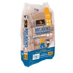 Bois de chauffage bûche de 30 cm - 25 dm3 Woodstock