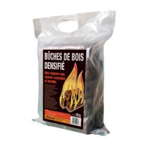 Bois densifié 12 bûches de 20cm <10%