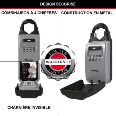Boîte à clé à anse rétractable Masterlock Select Acess 5420EURD