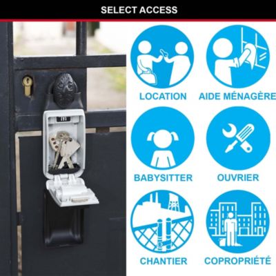 Boîte à clé à anse rétractable Masterlock Select Acess 5420EURD