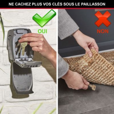 Boîte à clés sécurisée haute sécurité fixation murale Master Lock