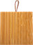 Boîte à coton Five Terre en bambou coloris naturel L.9 x l.9 x H.9 cm