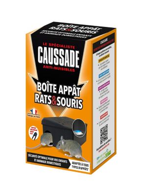 Boîte appat anti-nuisibles rats et souris Caussade