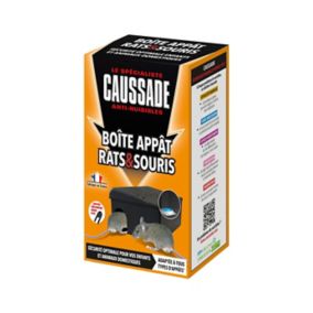 Boîte appat anti-nuisibles rats et souris Caussade