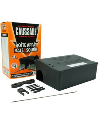 Yardwe Lot de 40 boîtes à appâts en plastique pour appâts vivants avec trou