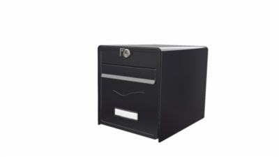 Boîte aux lettres 1 porte Baléo Noire Burg-Wachter