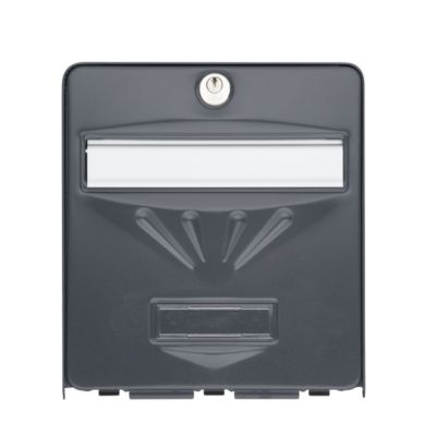 Boîte aux lettres 1 porte Balnéaire Anthracite Burg-Wachter