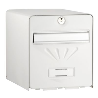 Boîte aux lettres 1 porte Balnéaire Blanche Burg-Wachter