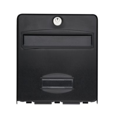 Boîte aux lettres 1 porte Balthazar Noire Burg-Wachter