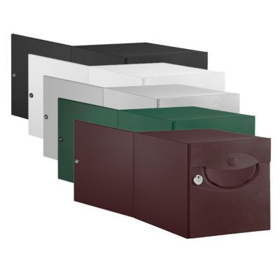 Boîte aux lettres 2 portes Decayeux Iguane Aubergine Ral 3007