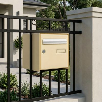 Boîte aux lettres 2 portes Diall Beige