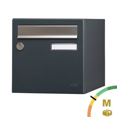 Boite aux lettres Allure 2 portes gris anthracite 7016M