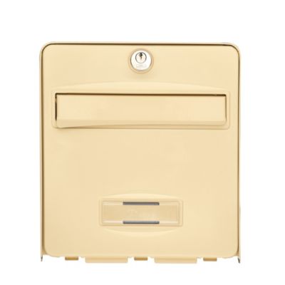 Boîte aux lettres demi-profondeur 1 porte Balthazar Beige Burg-Wachter