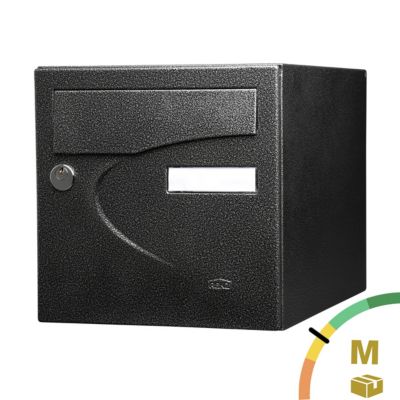 Boite aux lettres Préférence 2 portes noir décor RAL 9005D