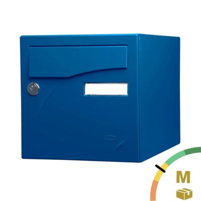 Boite aux lettres Préface 2 portes Bleu gentiane brillant RAL 5010B