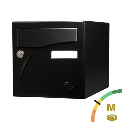 Boite aux lettres Préface 2 portes Noir mat RAL 9005M