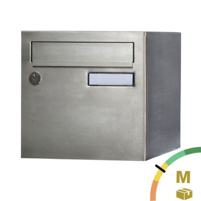 Boite aux lettres Rivage 2 portes inox brossé