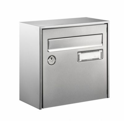 Boîte aux lettres simple face compacte Decayeux Loft inox