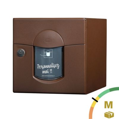 Boite aux lettres Soléa 2 portes rouille 0210 mat sablé