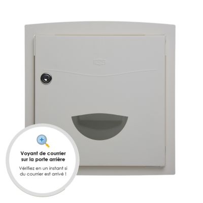 Boite aux lettres Soléa à encastrer 2 portes Ton Pierre sablé 1013MS — free download