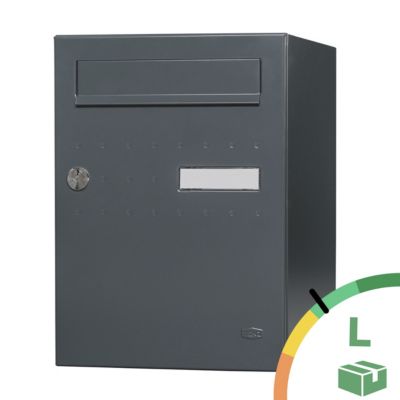 Boite à colis Eclipse 1 porte gris anthracite mat RAL 7016 M