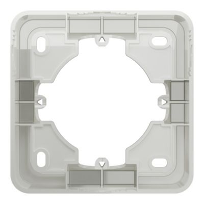 Boîte d'encastrement 1 poste saillie Schneider Electric Unica Déco blanc
