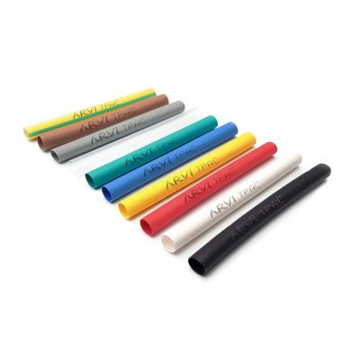 Boite De 5m De Gaine Thermorétractable Diamètre 18/9mm - Rouge - Restreint 2:1 - Paroi Fine - Arvi Tpac-18.0-vm