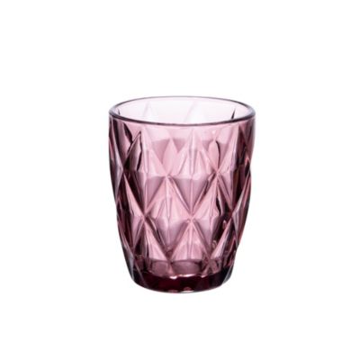 Boite de 6 gobelets bas Diamond 24 cl rose