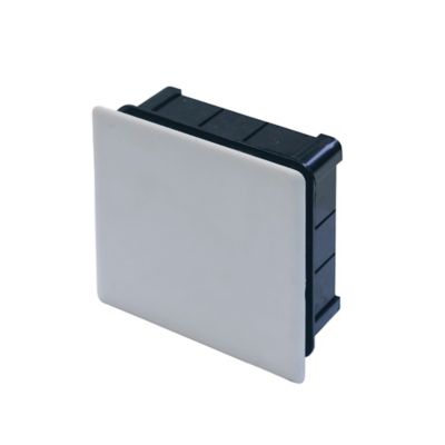 Boîte de dérivation à encastrer à sceller avec entrées et système de verrouillage Diall 80 x 80 x 40 mm