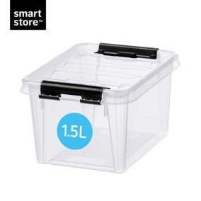 Boîte de rangement transparente avec couvercle 20 litres Basic Box