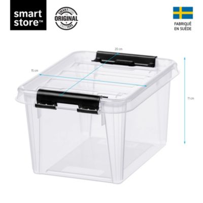 Boîte de rangement 1,5L SmartStore Classic 1.5 Orthex P. 20 cm transparent