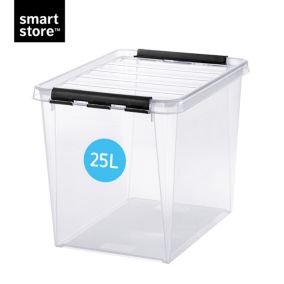 Boîte de rangement 25L empilable SmartStore Classic Orthex 16 P. 40 cm transparent