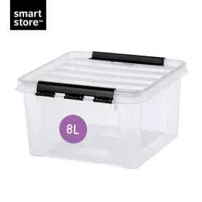 Boîte de rangement 8L empilable SmartStore Classic 12 Orthex P. 28 cm transparent