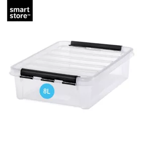 Boîte de rangement 8L empilable SmartStore Classic 14 Orthex P. 40 cm transparent