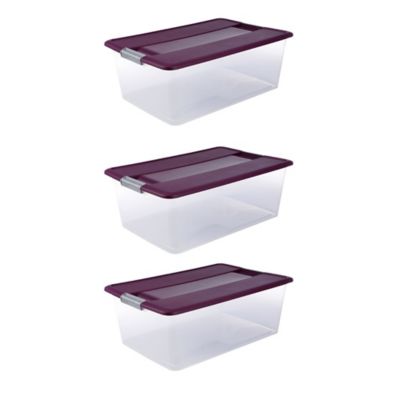 KADAX Boîte empilable en plastique PP, boîte de rangement en différentes  tailles, boîtes de rangement pour mur d'outils, boîtes de rangement (rouge
