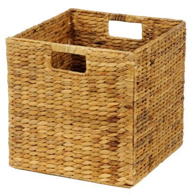 Boîte de rangement carrée en fibre naturelle Mixxit