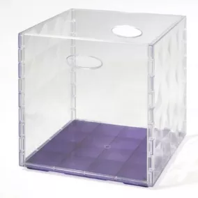 Boîte de rangement carrée en plastique Mixxit transparent