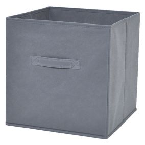 Boîtes de rangement tissu Cubiques pour Étagères, 4 couleurs