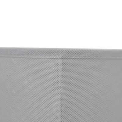 Boîte de rangement carrée en textile Mixxit coloris gris clair