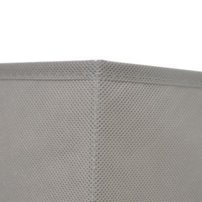 Boîte de rangement carrée en textile Mixxit coloris taupe