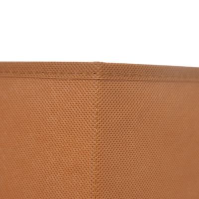 Boîte de rangement carrée en textile Mixxit coloris terracotta