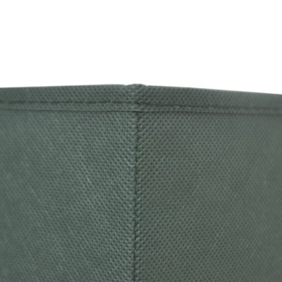 Boîte de rangement carrée en textile Mixxit coloris vert