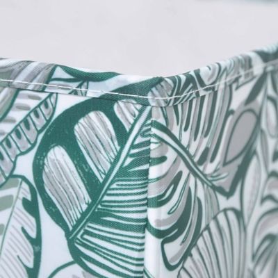Boîte de rangement carrée en textile Mixxit motif jungle