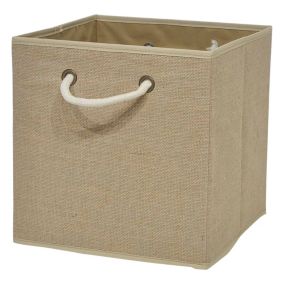 Petite boîte de rangement pliable carrée avec panier de rangement